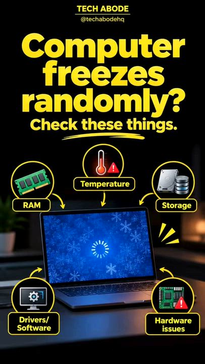 💻 Computer freezing randomly? 🥶

Your laptop isn’t just having a bad day! 😂 It could be overheati...