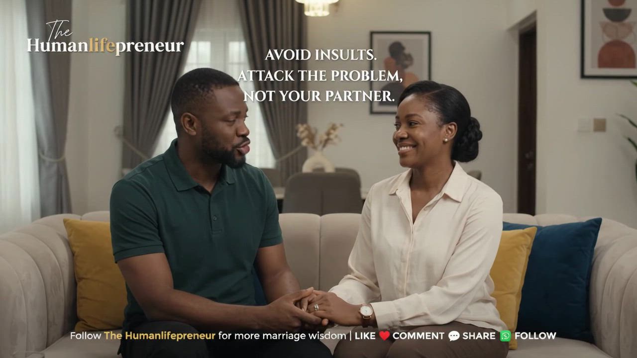 YOUR SPOUSE IS NOT YOUR ENEMY!

You can disagree without disrespecting each other.

You can express...
