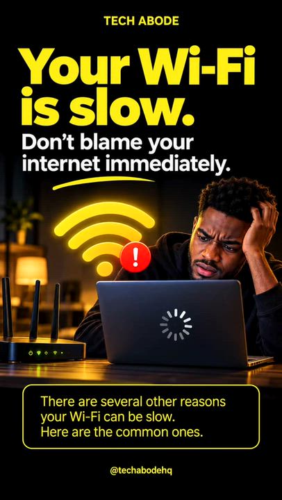 📶 Slow Wi-Fi? Don’t blame your internet provider just yet! 👀

Your router position, connected devi...