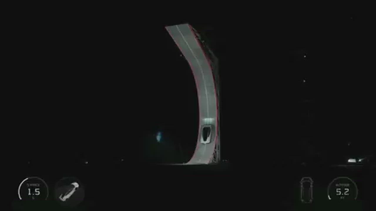 The all new Tesla Roadster is a flying car. It literally got launched off a ramp before it flipped m...