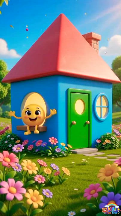 Shape house, Song, Kids Fun Time, Sing Along, Children Song, Preschool Song, Toodlers Song #kidsfunt...