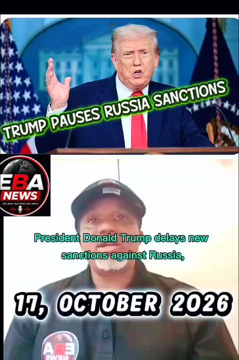 TRUMP PAUSES NEW RUSSIA SANCTIONS AS UKRAINE TENSIONS GROW#easy #viral #fpy #easybawareness#LekeeLek...